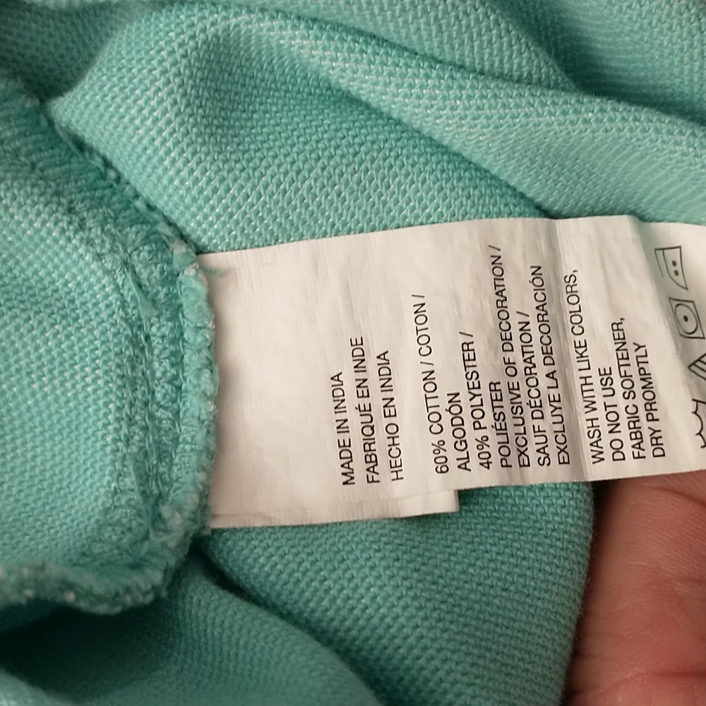 Izod Men's Mint Green Short Sleeved Shirt Size 2XL - Picture 4 of 4